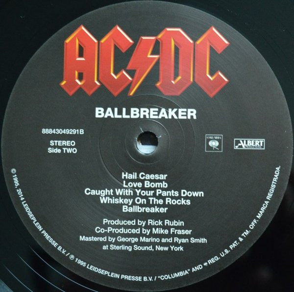 AC/DC : Ballbreaker (LP, Album, RE, RM)