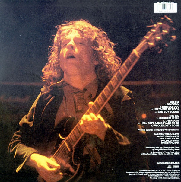 AC/DC : Let There Be Rock (LP, Album, RE, RM, 180)