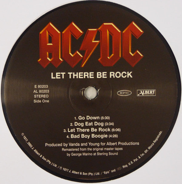 AC/DC : Let There Be Rock (LP, Album, RE, RM, 180)