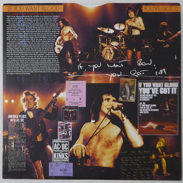AC/DC : If You Want Blood You've Got It (LP, Album, RE, RM, 180)