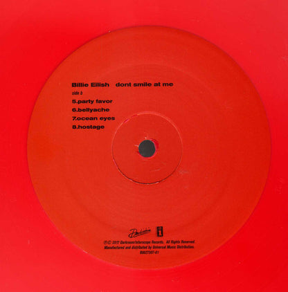 Billie Eilish : Dont Smile At Me (12", EP, Red)