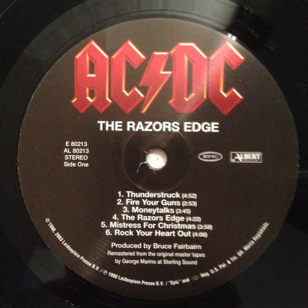 AC/DC : The Razors Edge (LP, Album, RE, RM, 180)