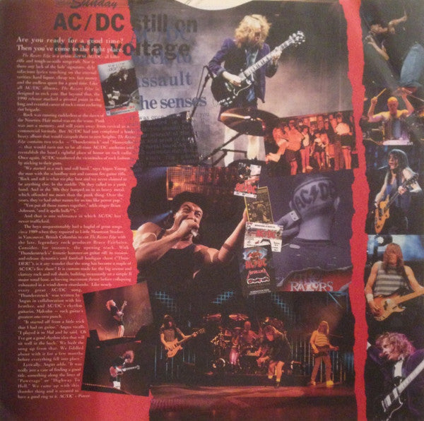 AC/DC : The Razors Edge (LP, Album, RE, RM, 180)
